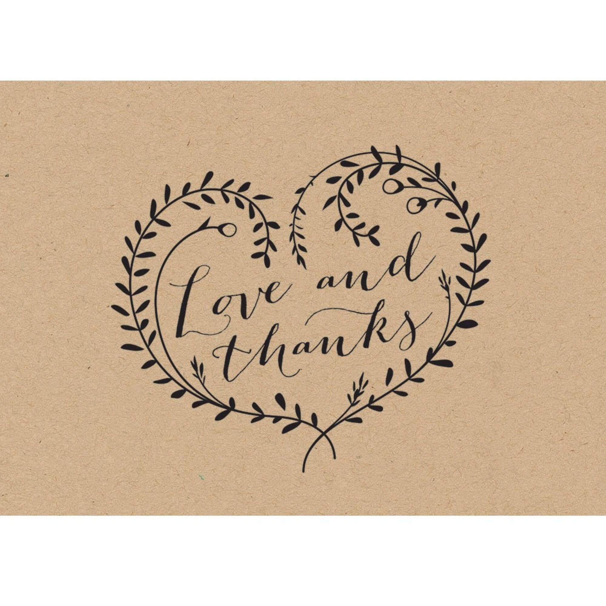 JAM Paper Rustic Blank Thank You Cards Set, 36ct.